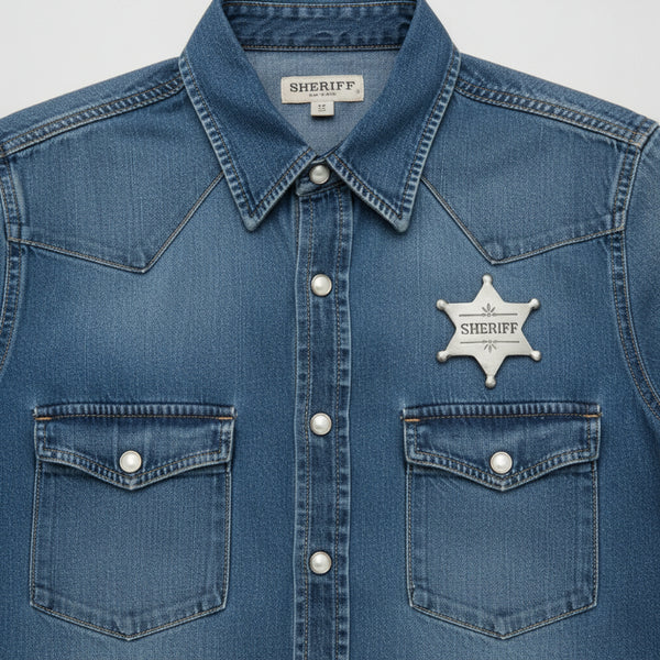 historic replica sheriff badge