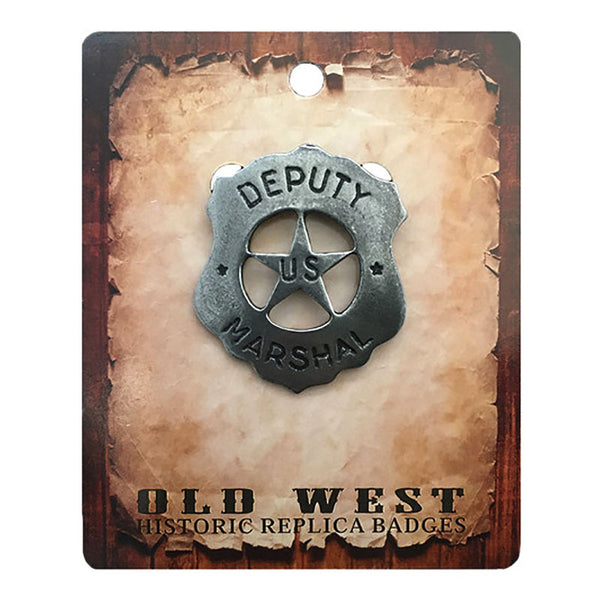 historic replica us deputy marshal badge pin
