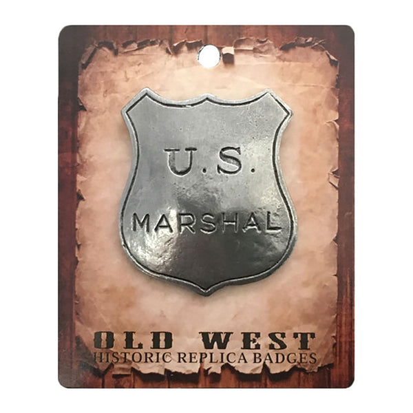 historic replica us marshal badge pin