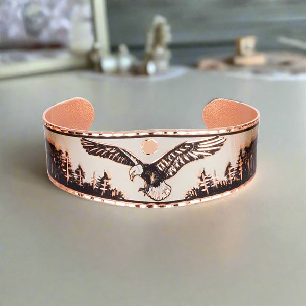 eagle copper cuff bracelet