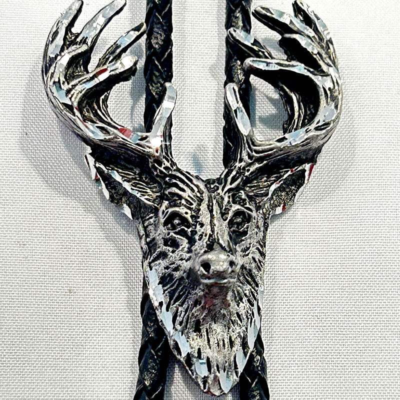 deer stag bolo tie