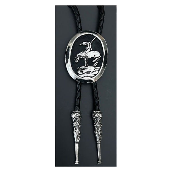 end of the trail indian bolo tie