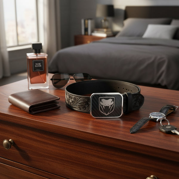 dodge viper carbon fiber belt buckle