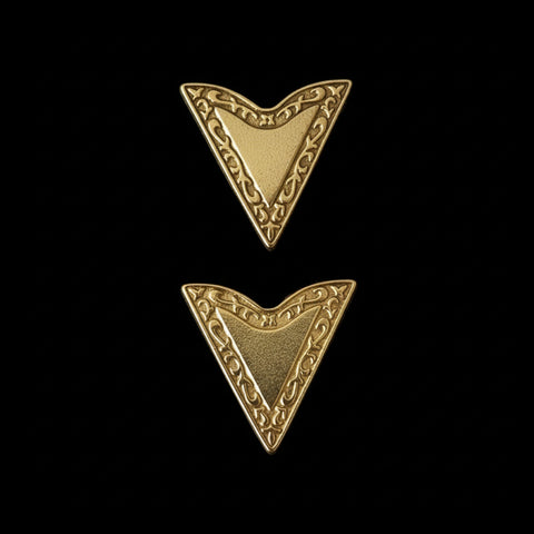 Engraved Collar Tips