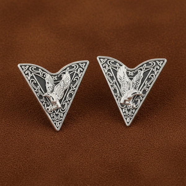 silver eagle collar tips