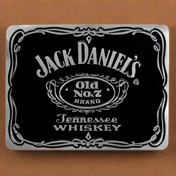 jack daniels old no 7 pewter belt buckle