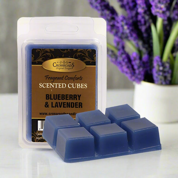 blueberry and lavender scented wax melts