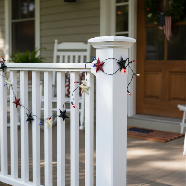 americana star garland 5 feet
