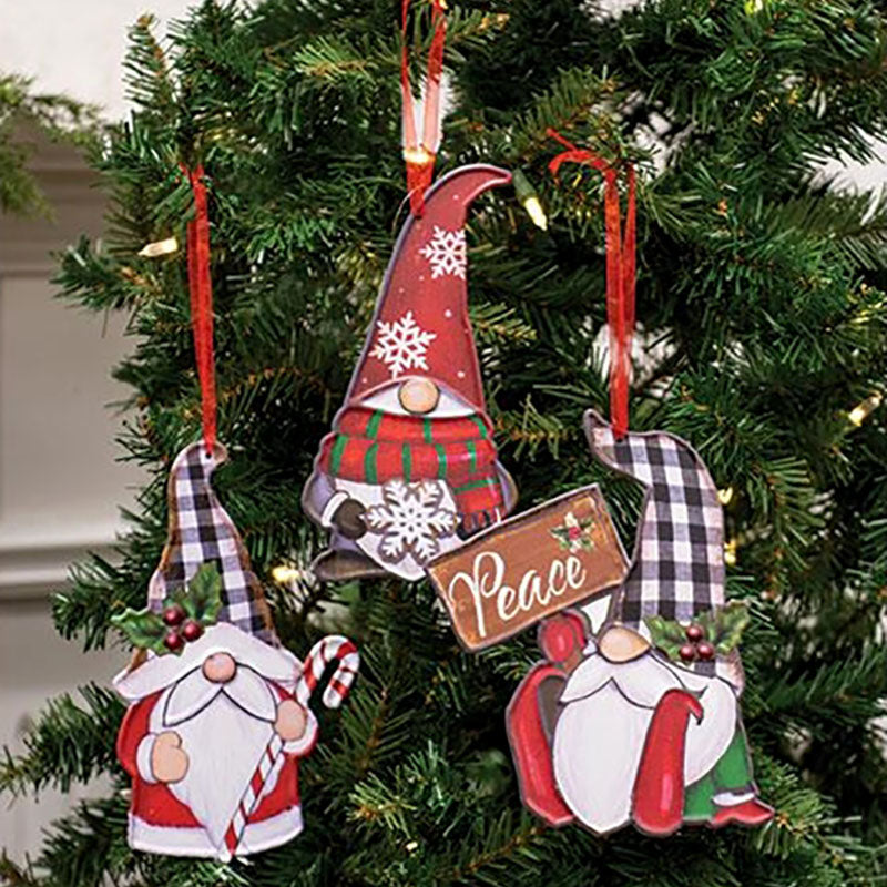 cowboy gnome ornaments set of 3