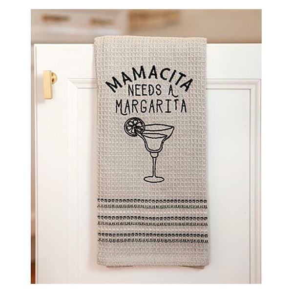 mamacita needs a margarita kitchen tea towel