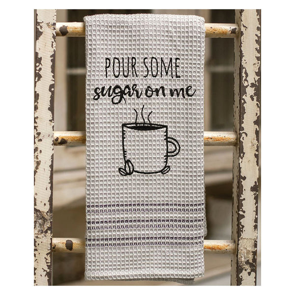 pour some sugar on me kitchen dish towel