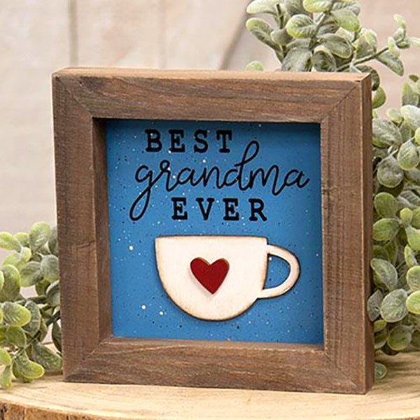 best grandma ever shadowbox frame