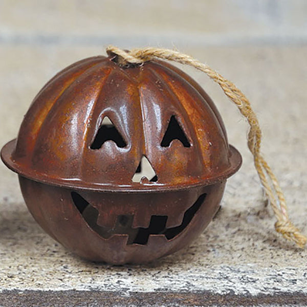 jack-o-lantern pumpkin bell ornaments set of 6