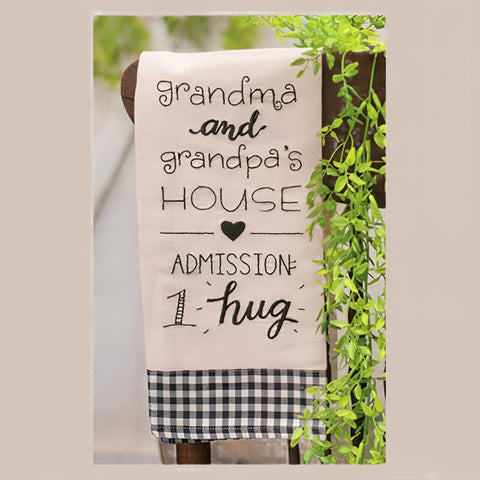Grandma & Grandpa's House Kitchen Dish Towel
