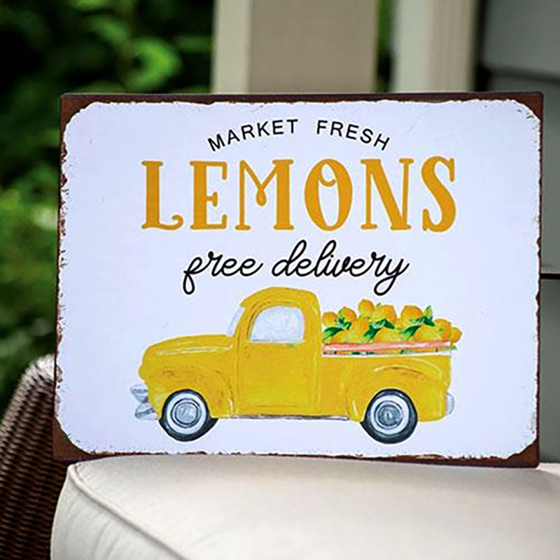 Market Fresh Lemons Vintage Metal Sign G65262 Buffalo Trader Online market-fresh-lemons-vintage-metal-sign-g65262-buffalo-trader-online