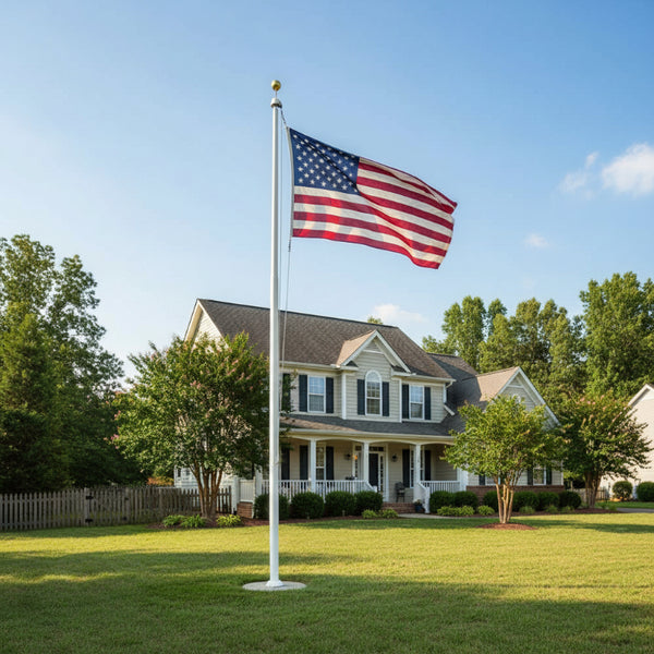 32x58 stonewashed american flag