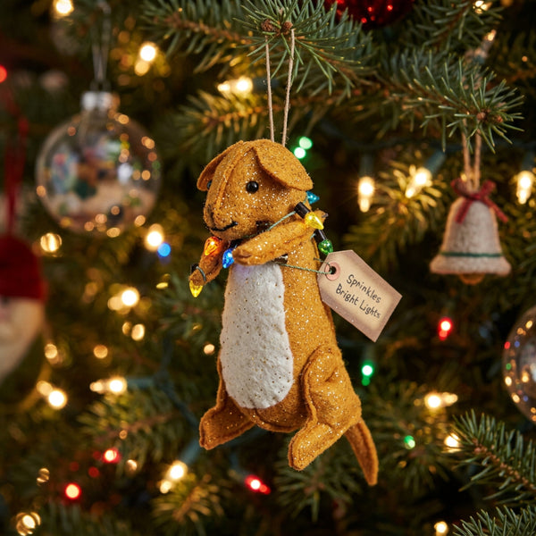 sparkles bright lights mouse ornament