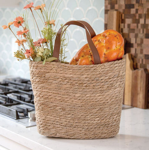 Woven Seagrass Tote