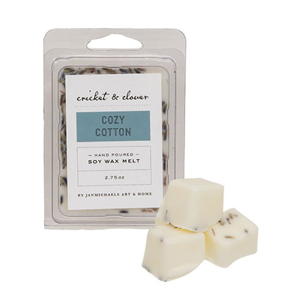 cozy cotton scented wax melts