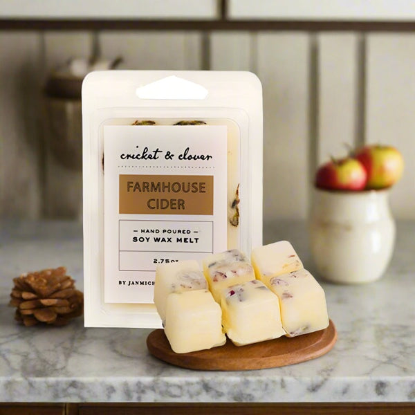 farmhouse cider soy scented wax melts