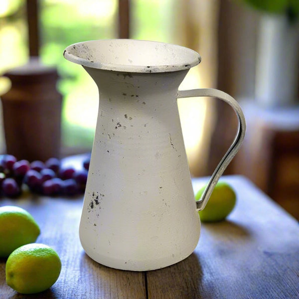 the perfect white pitcher vase