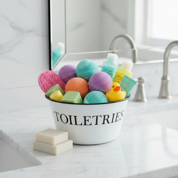 enamelware toiletries bowl