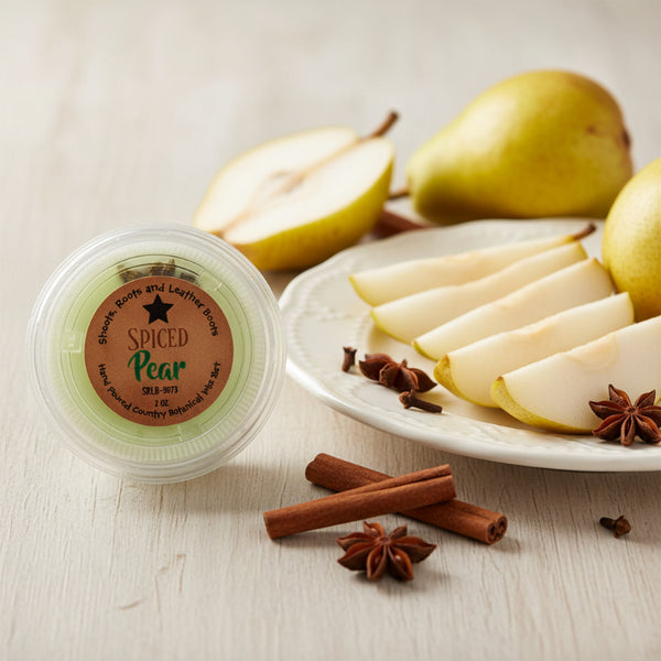 spiced pear botanical wax tart