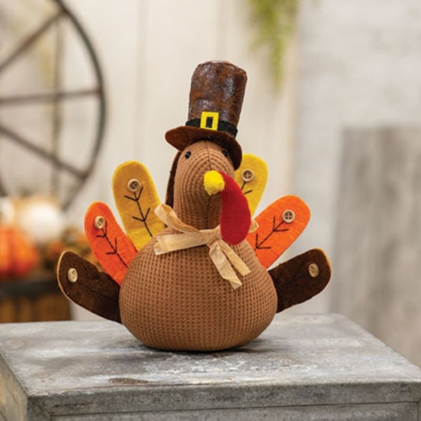 stuffed fabric thanksgiving turkey