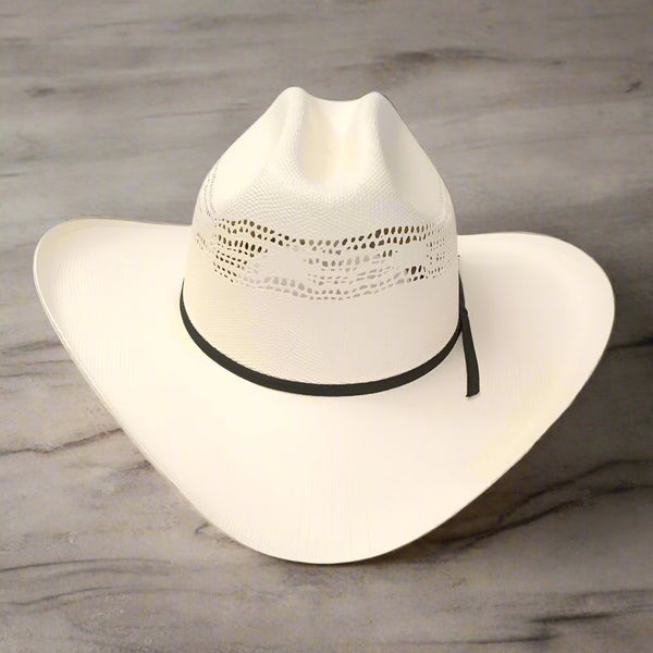 natural straw western bangora hat