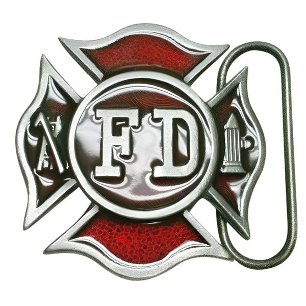 fire department belt buckle