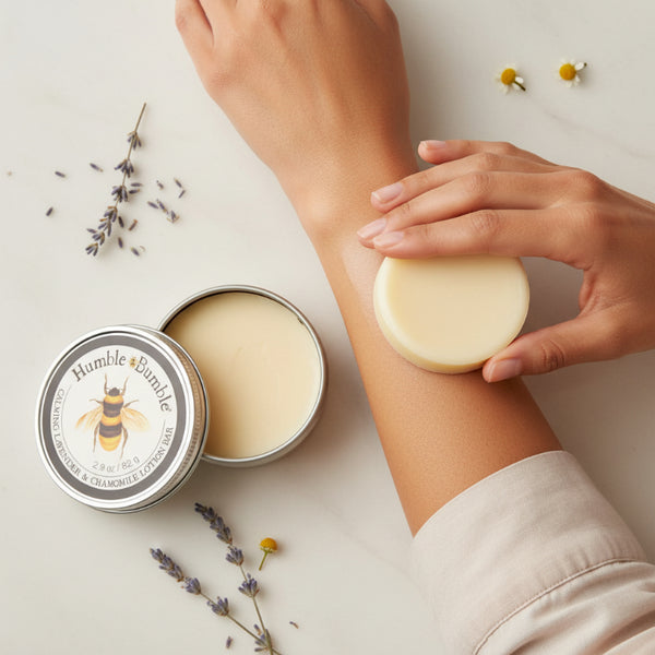 lavender and chamomile lotion bar