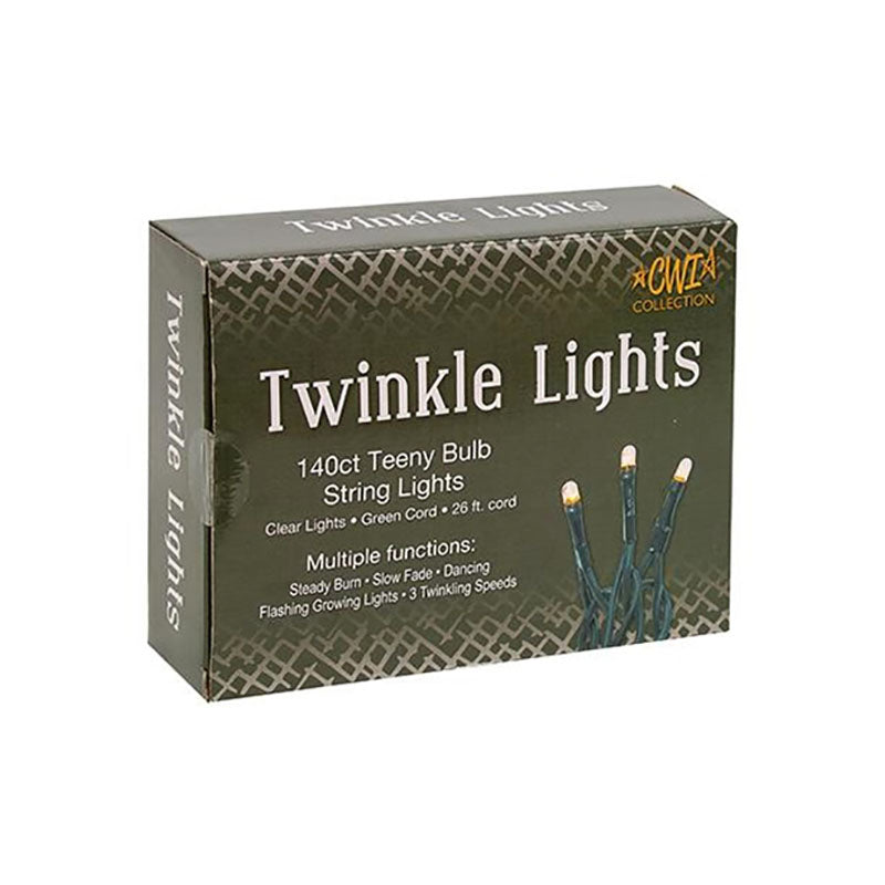 clear 140 ct twinkle light string