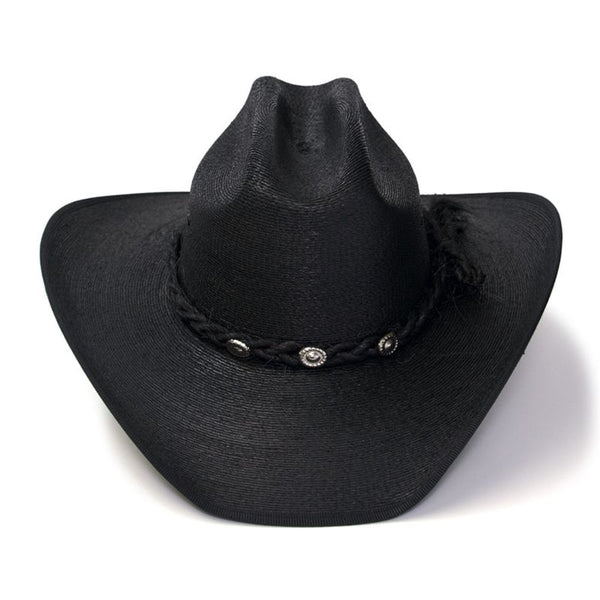 black palm straw western cattlemans hat