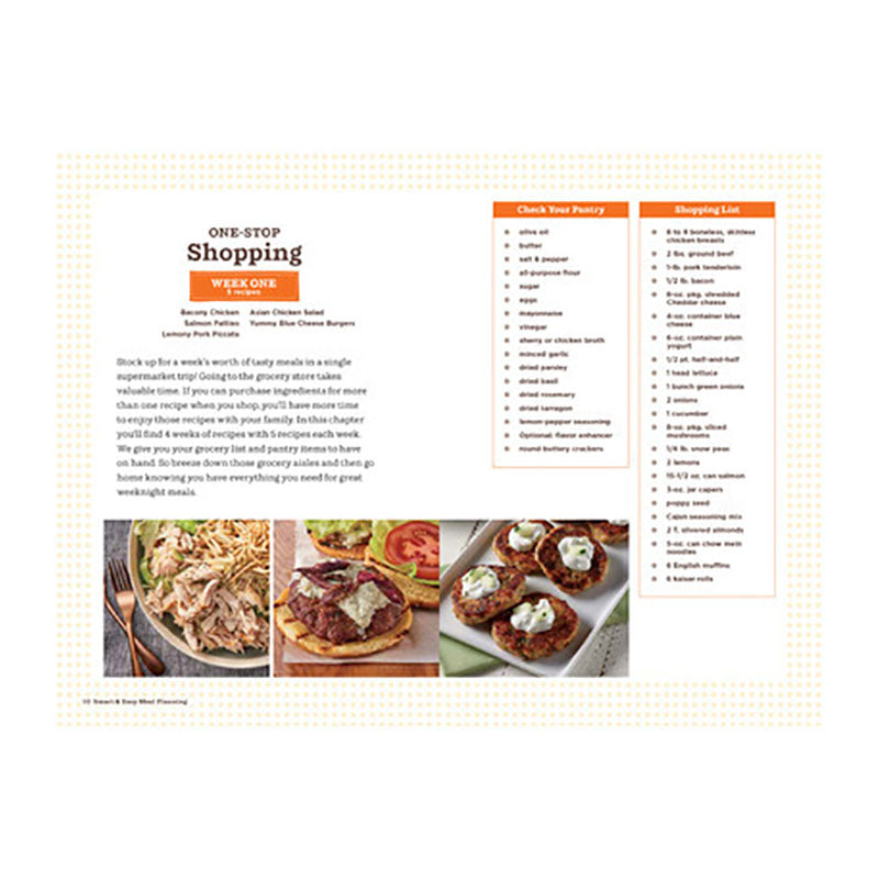 smart & easy meal planning recipes cookbook