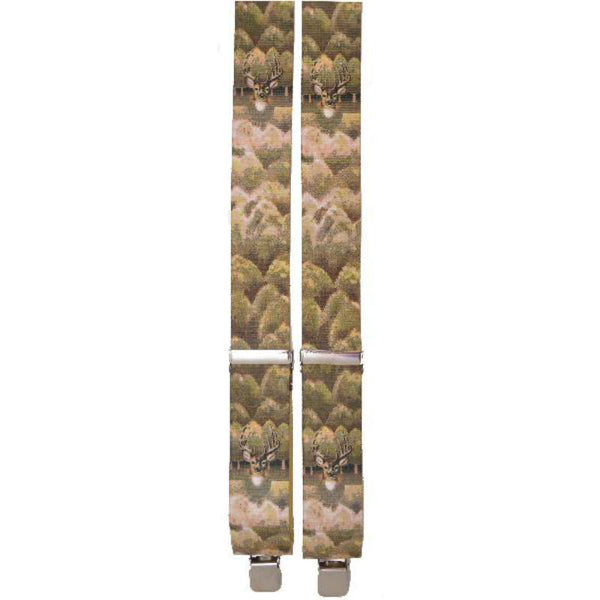 heavy duty deer camouflage suspenders