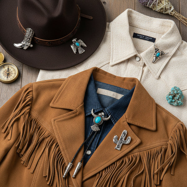 assorted western tack pin set