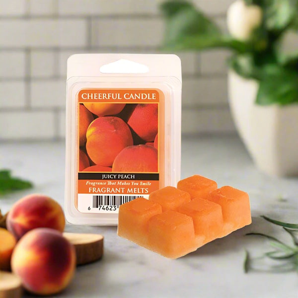 juicy peach scented wax melts
