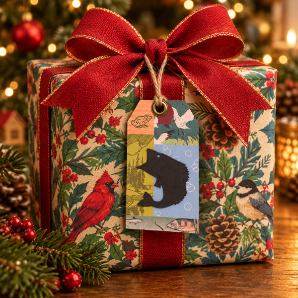 big mouth bass gift card christmas ornament