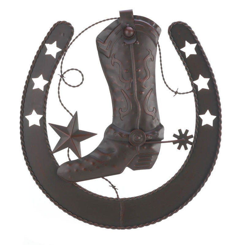 cowboy boot iron horseshoe