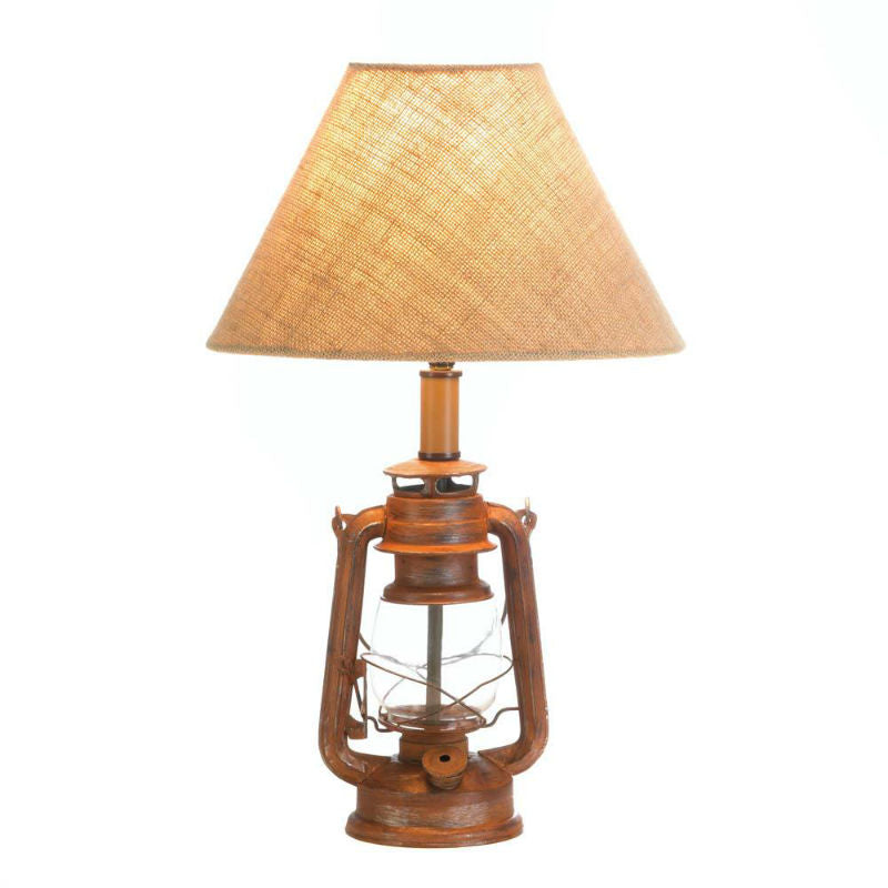 vintage kerosene lantern table lamp