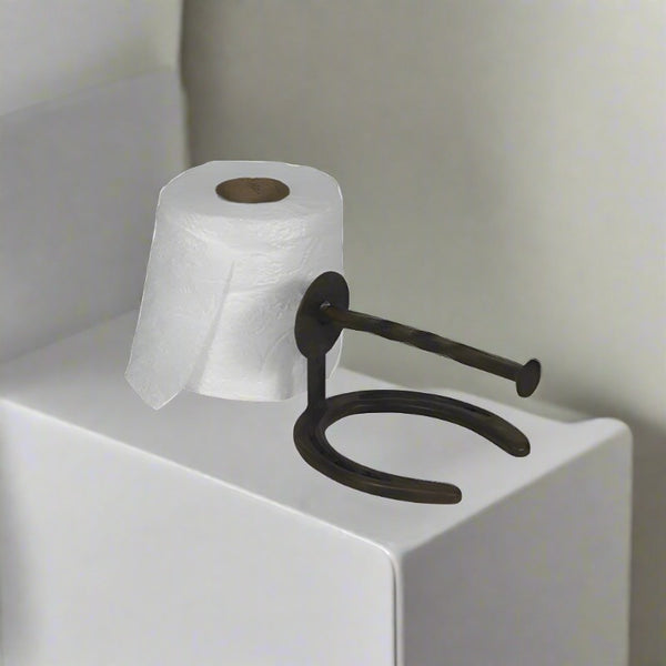 lucky horseshoe toilet tissue holder