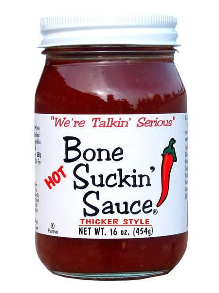 bone suckin sauce hot thicker style 16 oz