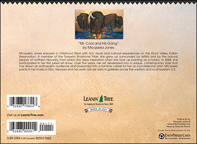 leanin tree greatly admired buffalo birthday card
