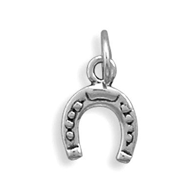 sterling silver horseshoe charm