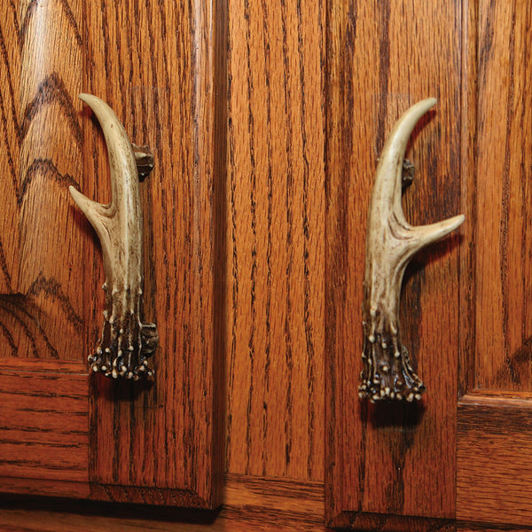 deer antler cabinet pulls