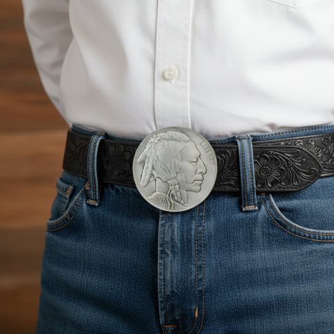 1926 Buffalo Nickel Belt Buckle