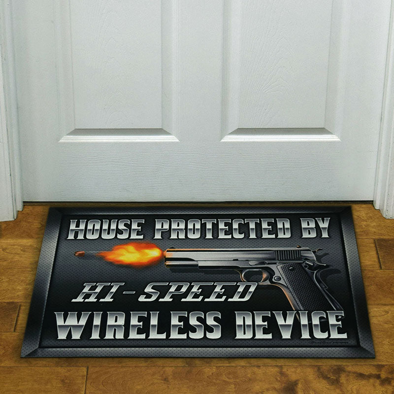hi speed wireless door mat