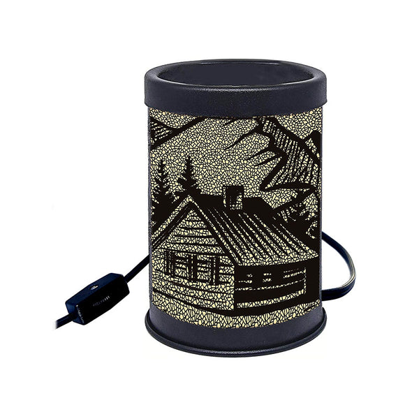 cabin silhouette candle & wax warmer