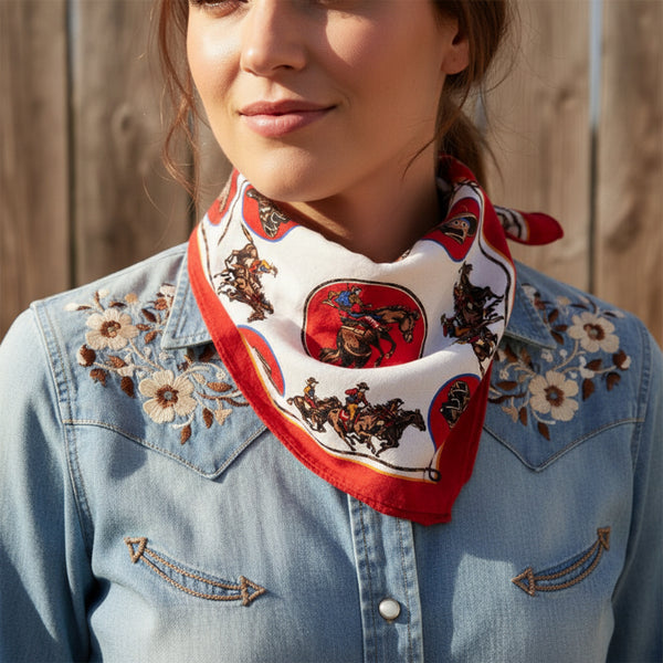 rodeo cowboy bandanna