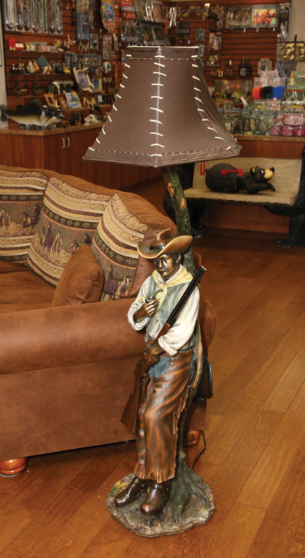 cowboy standing floor lamp